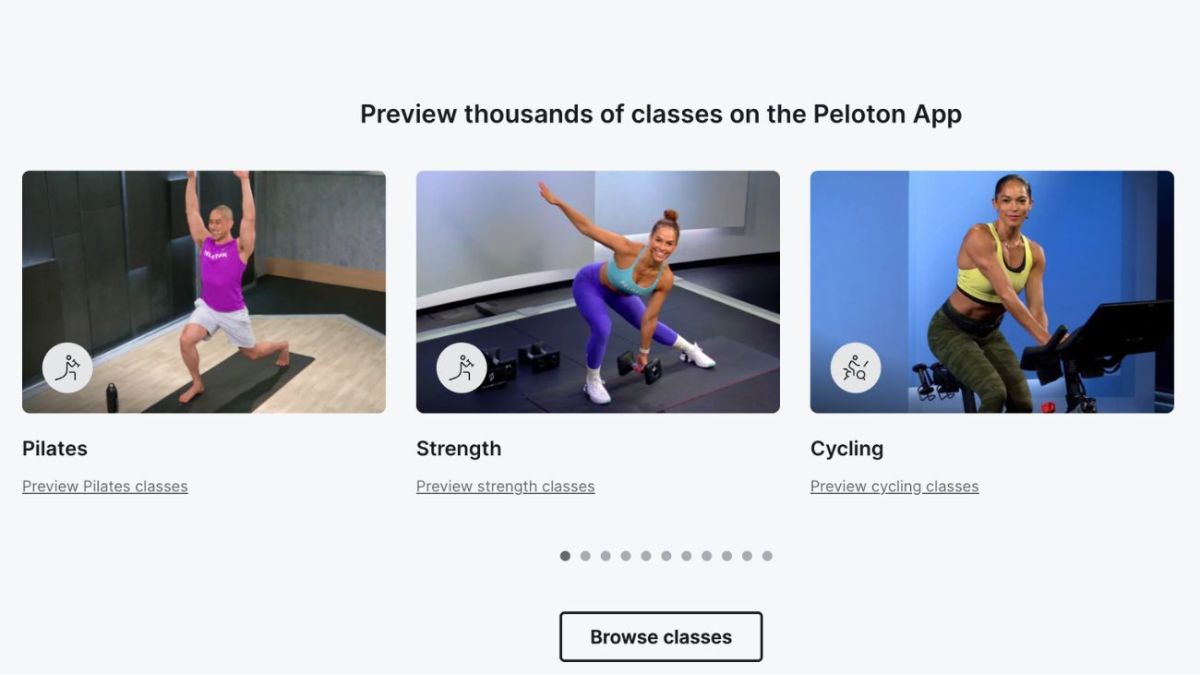 Peleton app